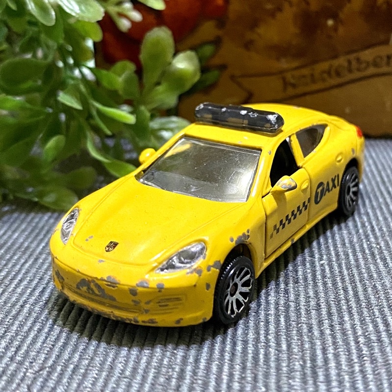 Majorette Porsche Panamera Taxi 黃色 保時捷 計程車 美捷輪