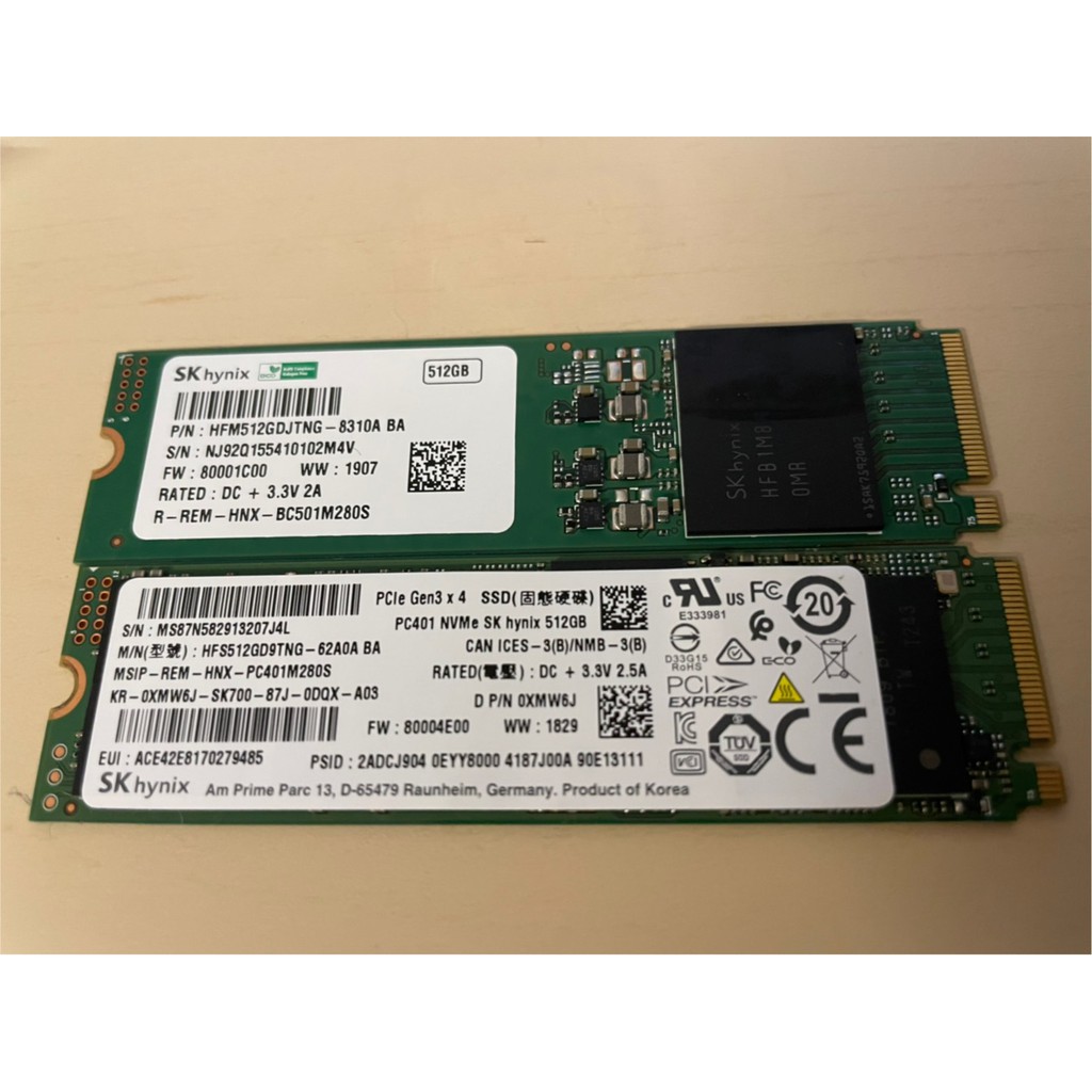 SK hynix 海力士 HFS512GD9TNG PC401 512GB PCIE M.2 NVMe SSD | 蝦皮購物