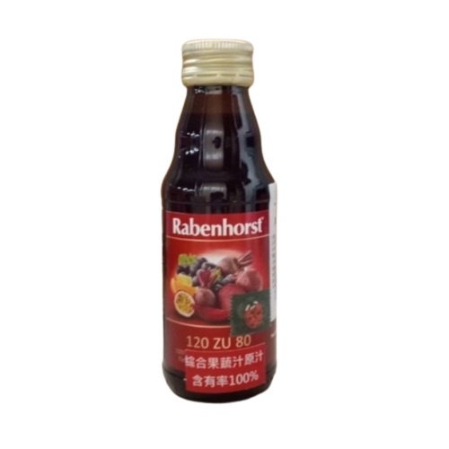 DR.OKO德逸 德國120/80綜合蔬果汁(隨身瓶) 125ml/瓶(超商限6瓶) Rabenhorst