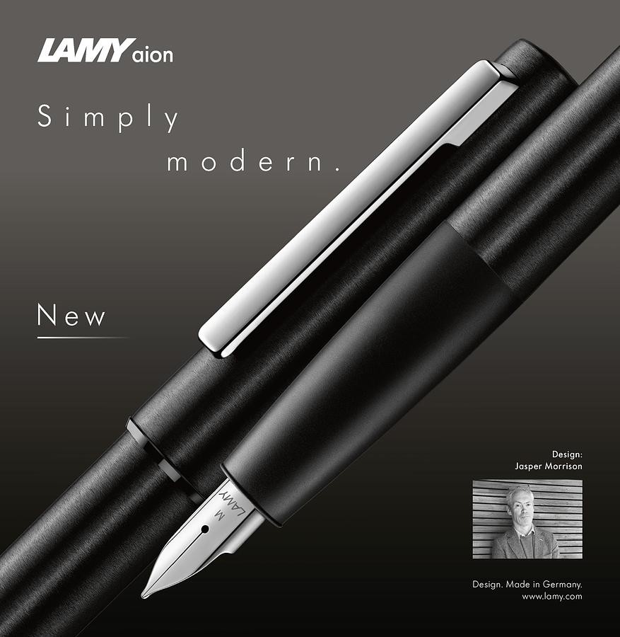 LAMY aion 77E永恆系列鋼筆/ 霧光黑 eslite誠品