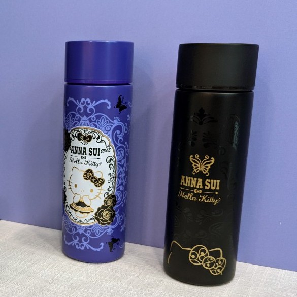 7-11 ANNA SUI 保溫瓶 HELLO KITTY 黑色款 紫色款