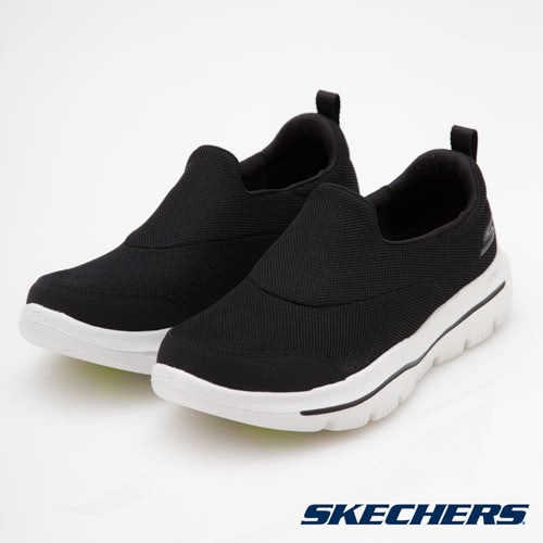 SKECHERS GO WALK EVOLUTION ULTRA 健走鞋 男款--NO 54730BLK