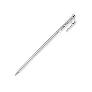 捷華 柯曼不鏽鋼營釘-30cm 單入CAMPINGMOON 帳篷天幕 地布 戶外露營帳棚 野餐 防風營繩釘 高強度地釘