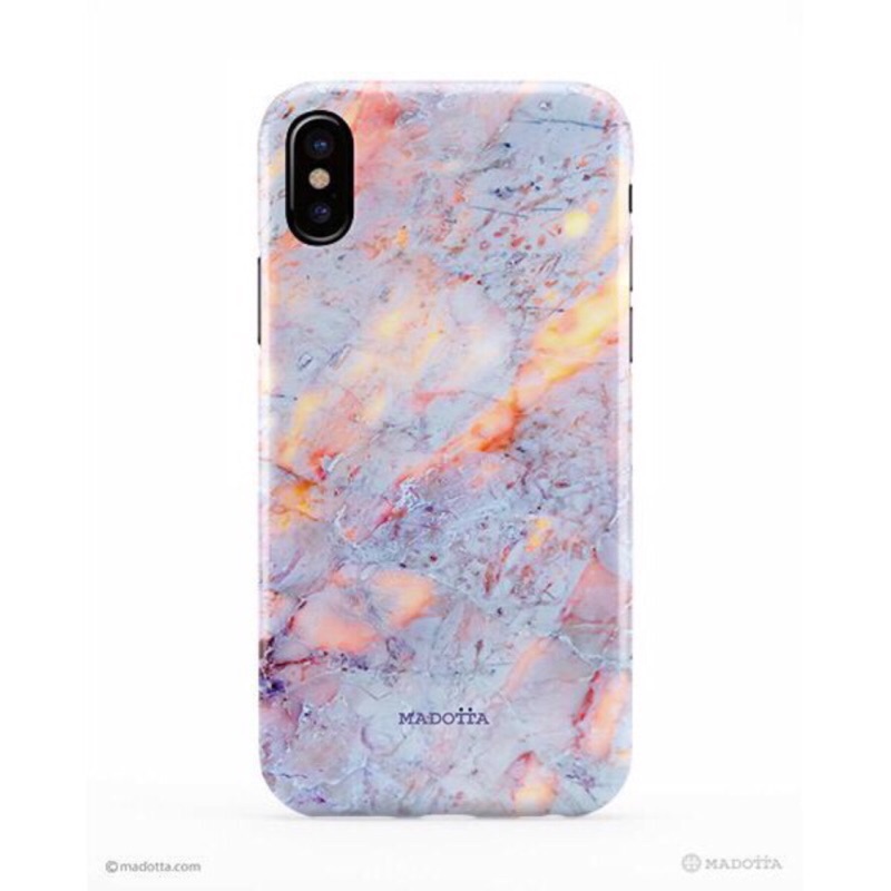 📣現貨✨ iPhone X 英國 MADOTTA 棉花糖大理石 Cotton Candy Marble 手機殼