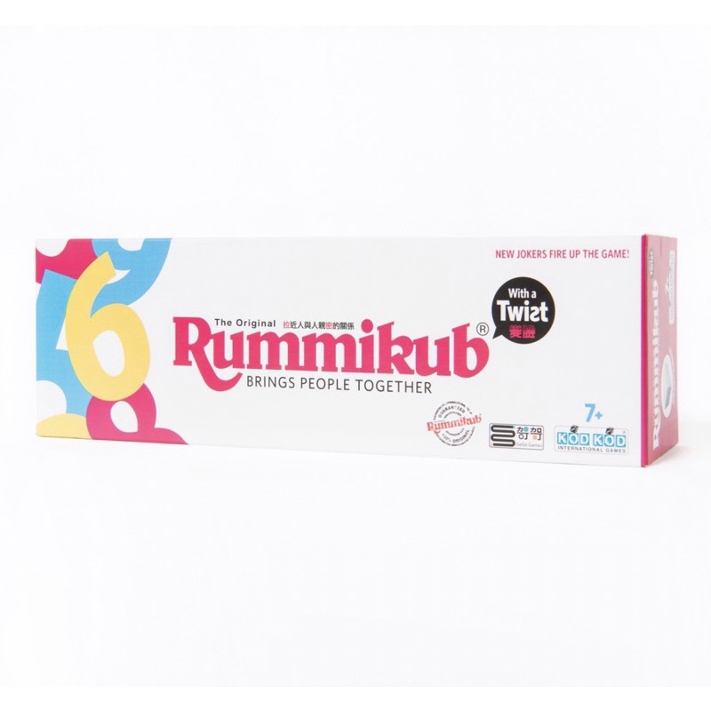Rummikub with a Twist 拉密變臉版、以色列麻將、加大豪華版（二手、是闆闆的舊玩具）
