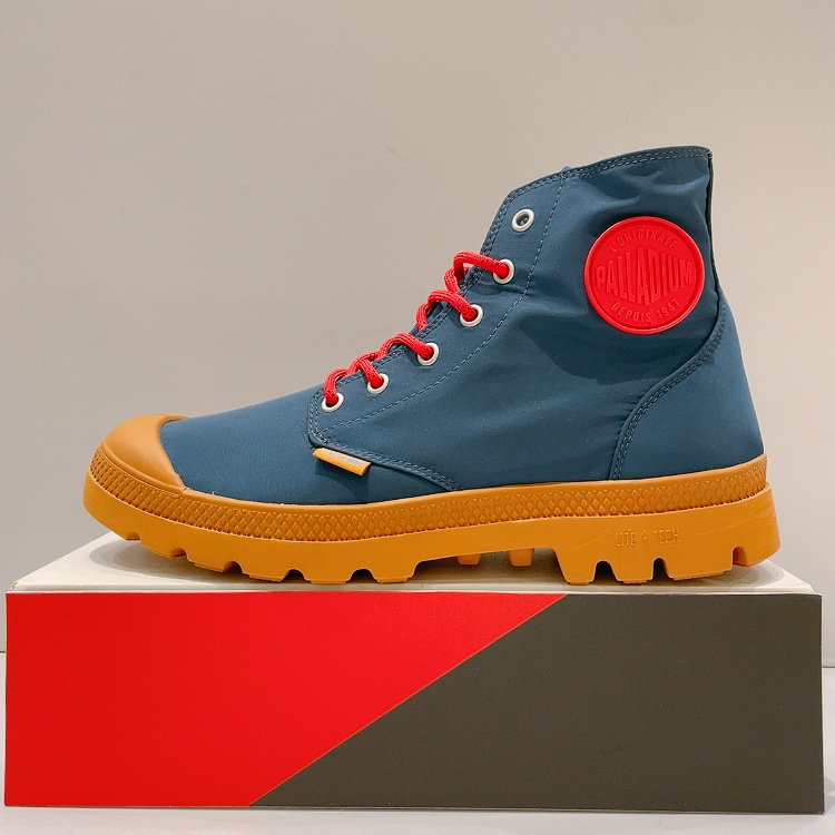 PALLADIUM PAMPA PUDDLE LITE+WP 男女款 藍色 防水 高筒靴 76117-482