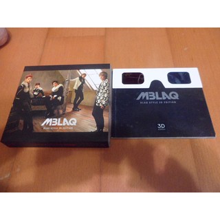 MBLAQ / BLAQ STYLE 3D EDITON/ CD+DVD / 附3D眼鏡