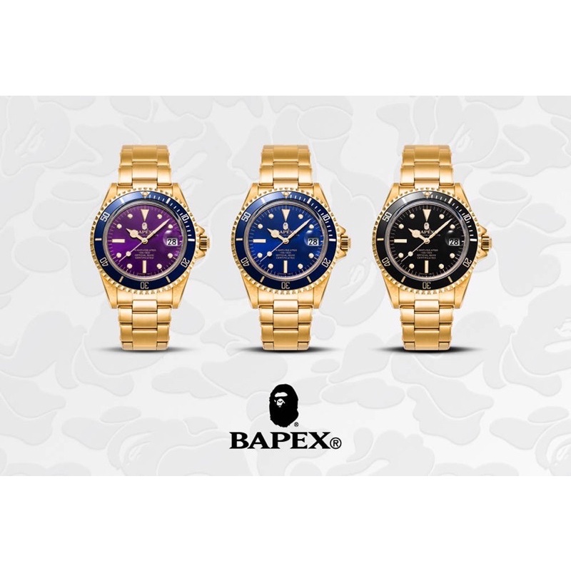 預訂 A BATHING APE BAPE BAPEX TYPE1  全金 手錶 機械