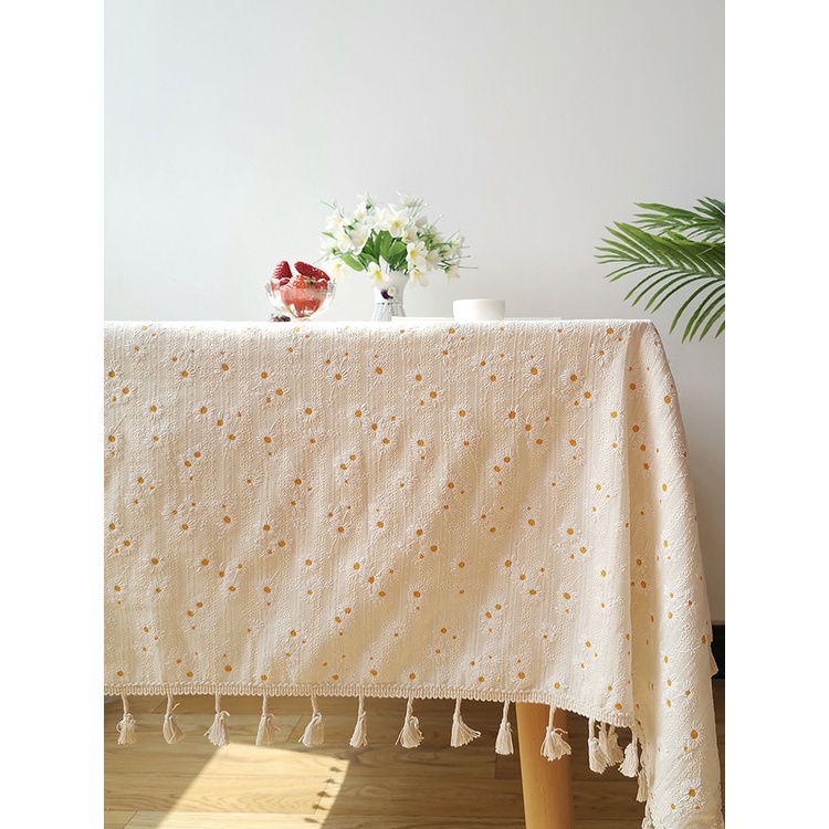 香港現貨法式小清新碎花蕾絲長方形餐桌布韓式ins風田園圓桌茶几台布拍照 蝦皮購物