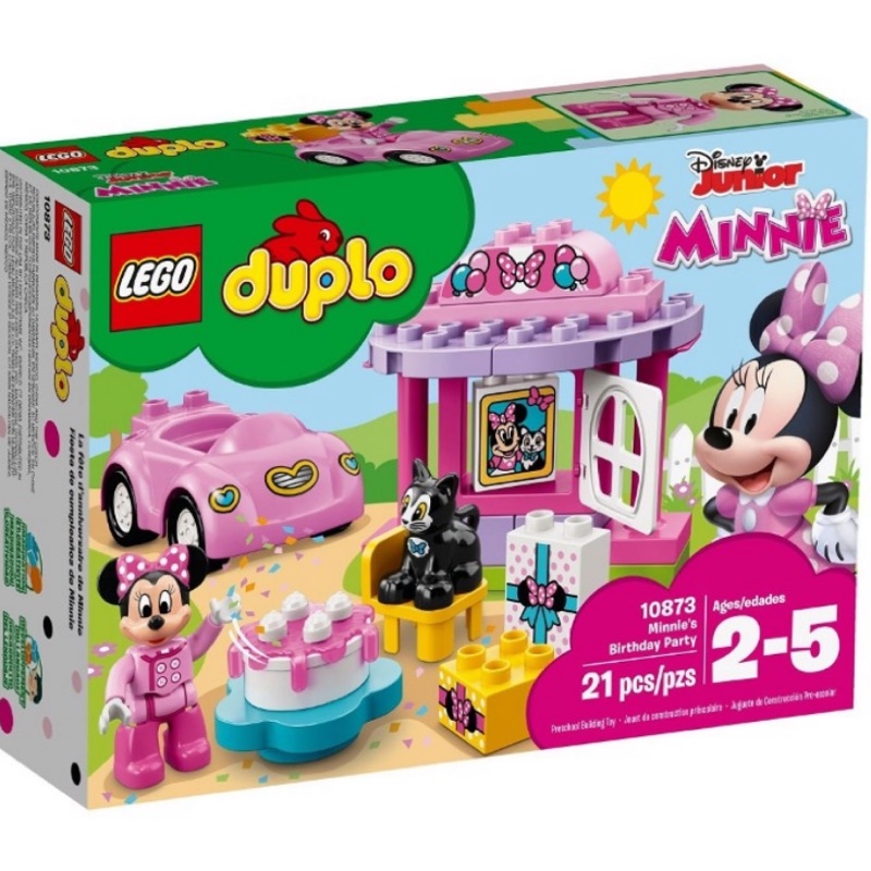 （暫保留）大安區可面交 全新未拆 現貨 正版 LEGO duplo 10873 米妮的生日派對 得寶系列