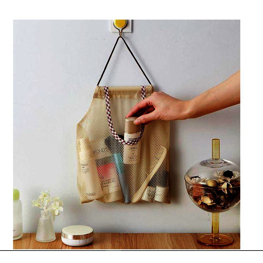 (鑫)可掛廚房蔬菜收納網袋 創意大號 日式簡約 網袋 廚房網袋置物袋 水果壁掛袋 可掛式洋蔥大蒜儲物袋 馬鈴薯袋