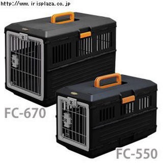 米可多寵物精品 日本IRIS臺灣公司貨現貨FC-550寵物運輸籠外出籠提籠可折疊航空運輸籠寵物外出箱