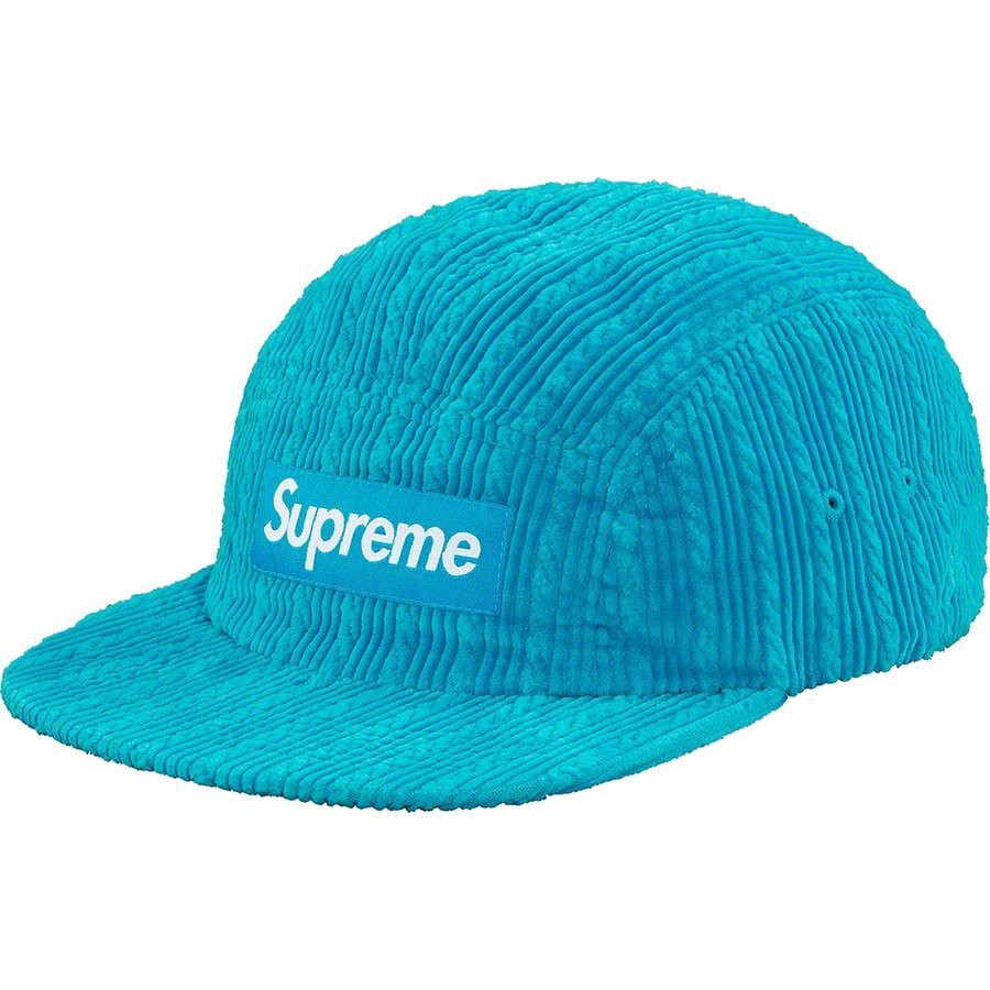 supreme rope corduroy camp cap