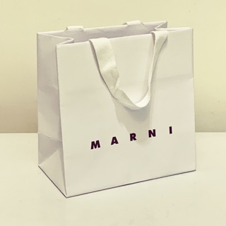 MARNI marni 白色 紙袋 禮品袋 手提袋 收納袋