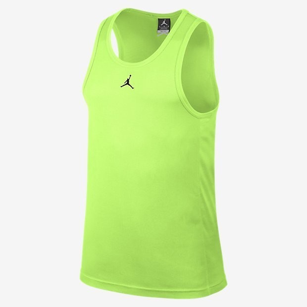 全拍賣蝦皮最便宜 NIKE JORDAN BUZZER BEATER TANK 籃球運動背心 吊嘎 黃 螢光綠色 L號