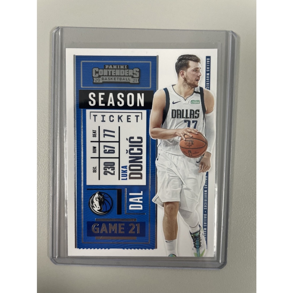 2020-21 Panini Contenders Basketball Luka Doncic 球票卡