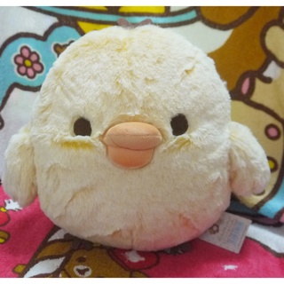 日版﹝SAN-X﹞限定※Rilakkuma懶熊/拉拉熊/懶懶熊※【黃小雞超柔軟長毛公仔】絨毛布偶(24公分)