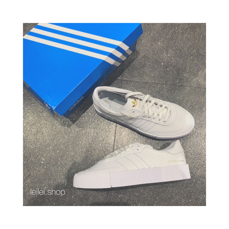 ⚡️LEI LEI⚡️ADIDAS ORIGINALS SAMBAROSE 白金厚底鞋 女款 FU9197