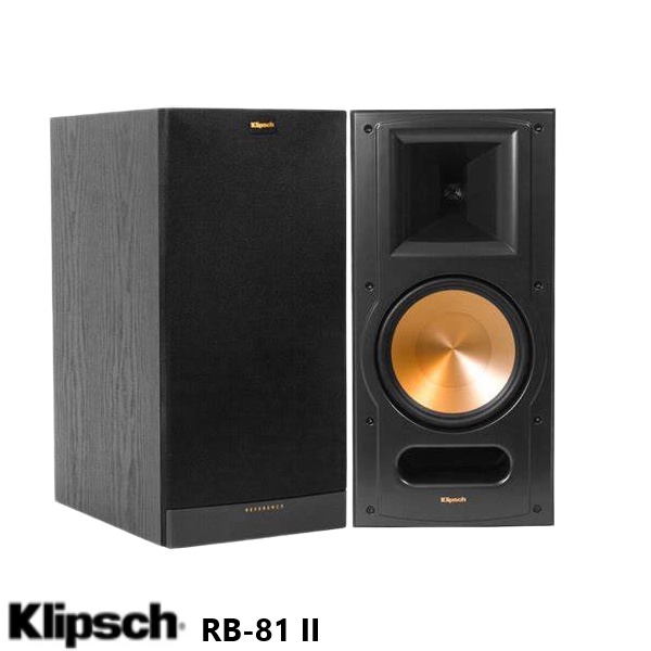 永悅音響 KLIPSCH RB-81 II 書架型喇叭 (黑色/對) 全新釪環公司貨 歡迎+聊聊詢問(免運)