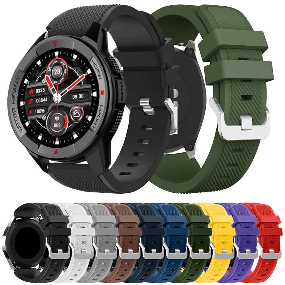 XIAOMI 適用於小米 Mibro X1 / Mibro A1 智能手錶手鍊錶帶更換腕帶的 22 毫米運動矽膠錶帶