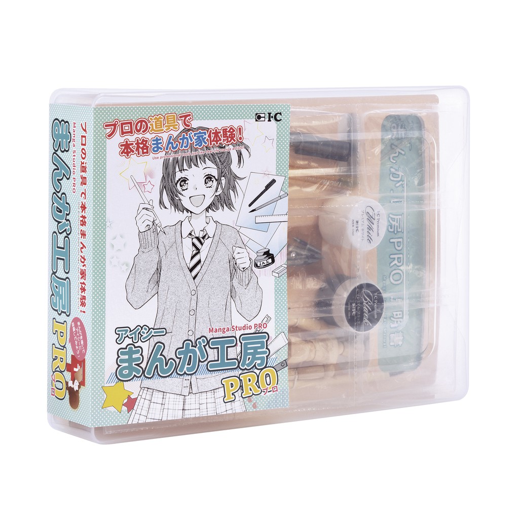 日本直送 漫畫工房pro套組 日本漫畫用具品牌ic 漫畫所需工具盡在其中 蘸水筆 漫畫筆尖 網店紙等點商品 蝦皮購物