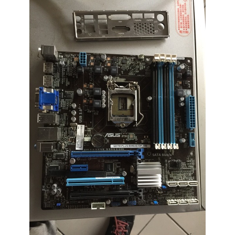 加班貓 瑕疵品 lga1150主機板 asus q87m plus i7 4790適用