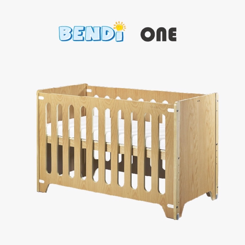 BENDI ONE 多功能嬰兒中床-(簡配) (床架+有機棉床墊)三種顏色