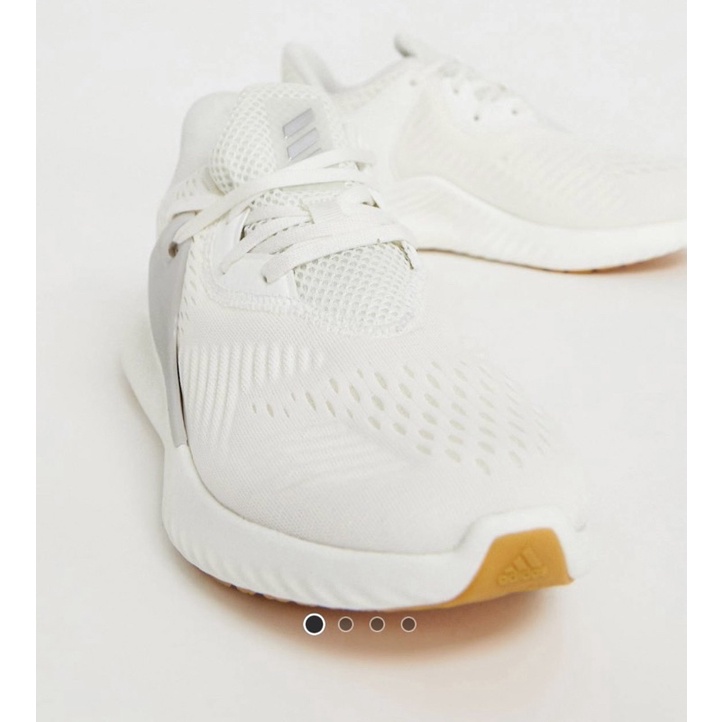 adidas running alphabounce trainers in white 愛迪達 白色慢跑鞋