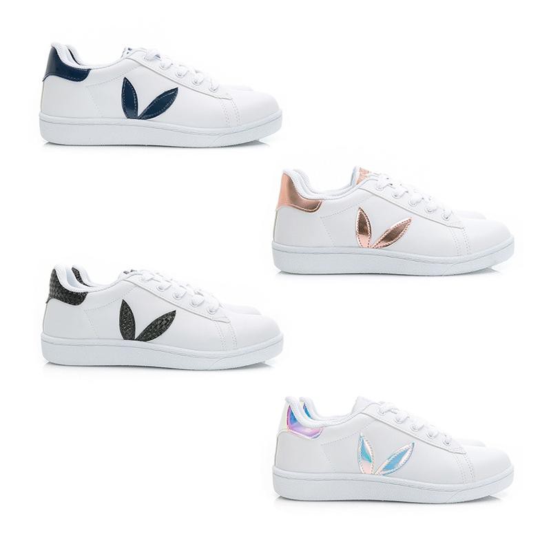 PLAYBOY 特搜經典 兔兔小白鞋 -白黑 白貝殼 白藍 白玫瑰金(Y8221) 廠商直送