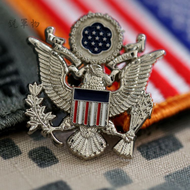 【USA】美國空軍帽徽小帽徽軍迷金屬徽章肩章胸章 USAF 胸徽 紀念章 勳章