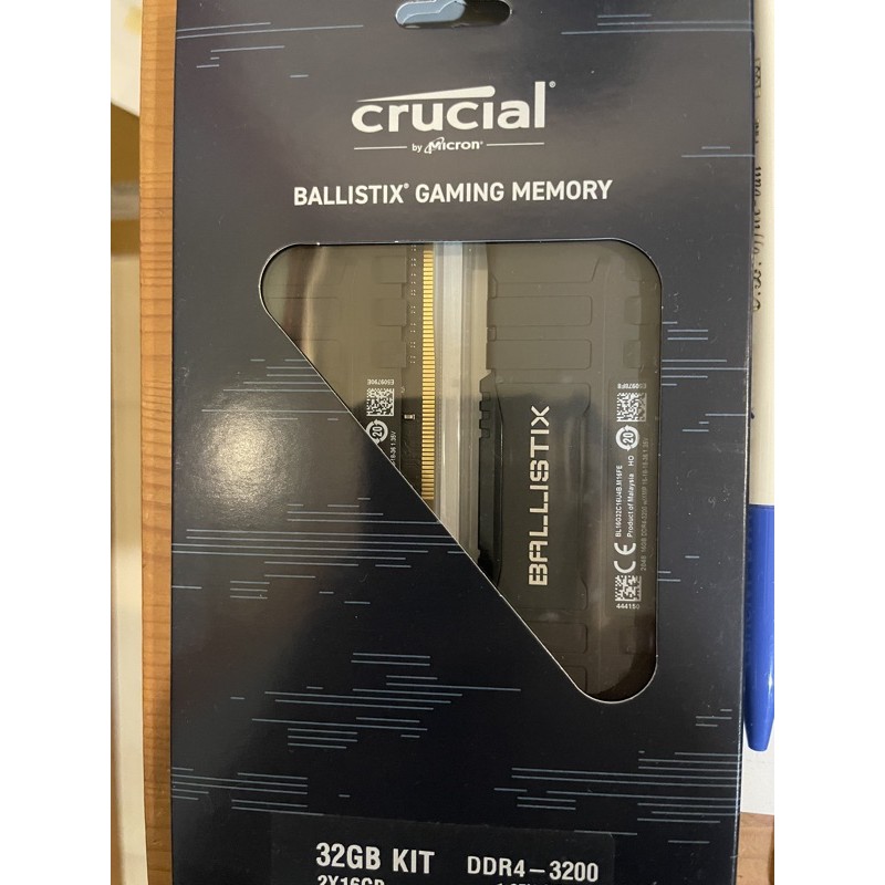 美光 Ballistix gaming memory RAM 16*2超頻電競記憶體 DDR4-3200