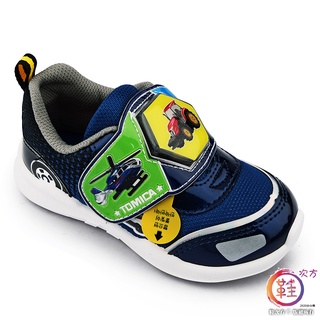 鞋次方 LED電燈 透氣運動鞋 Tomica多美汽車 TM7782-藍