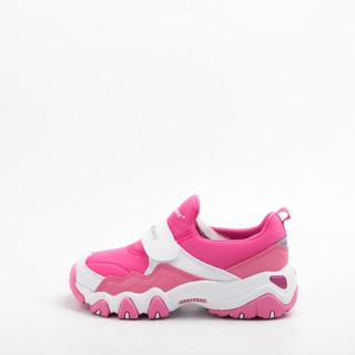 Skechers (童) 女童運動系列 D LITES 2 休閒健走-粉/白 996304LPNK 零碼出清