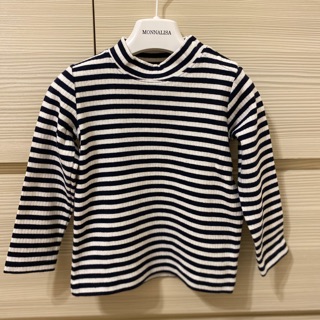 UNIQLO藍白條紋立領衫，95成新