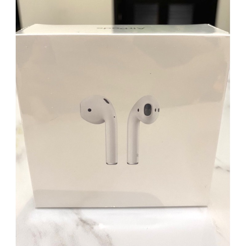 正品 Apple AirPods 無線藍芽耳機 新款第二代（搭配有線充電盒）