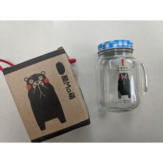 熊本熊 KUMAMON 梅森杯 梅森瓶 玻璃杯 馬克杯