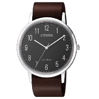 【CITIZEN 星辰】光動能指標男錶 皮革錶帶 5氣壓防水 強化玻璃鏡面(BJ6501-01E)