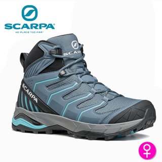 【速捷戶外】義大利 SCARPA MAVERICK MID 63090-202 女中筒Gore-Tex防水登山鞋 風暴灰