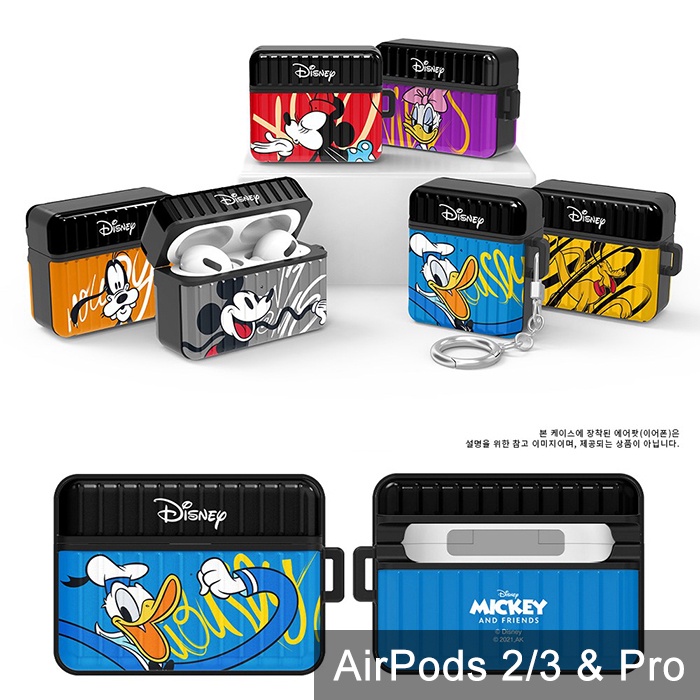 AirPods Pro 2 3 保護殼│韓國 迪士尼 米妮 黛西 高飛狗 米奇 唐老鴨 布魯托 吸震防摔 保護套 耳機殼
