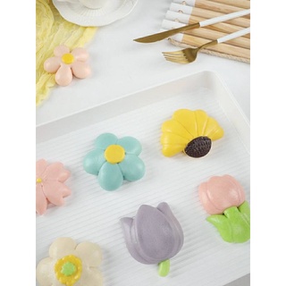 #廚房烘培專用DIY手壓式花朵造型饅頭餅乾模具 全套八種圖案