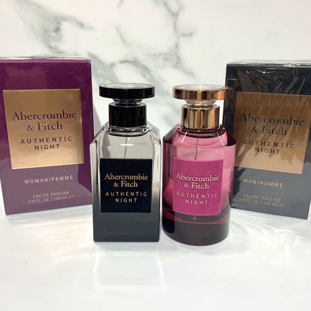 Abercrombie Fitch A F 真我夜色男性淡香水100ml 真我夜色女性淡香精100ml 蝦皮購物