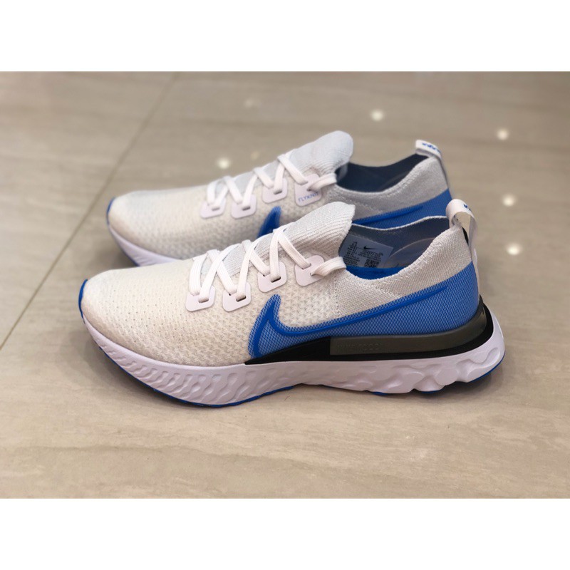 nike react infinity run flyknit blue