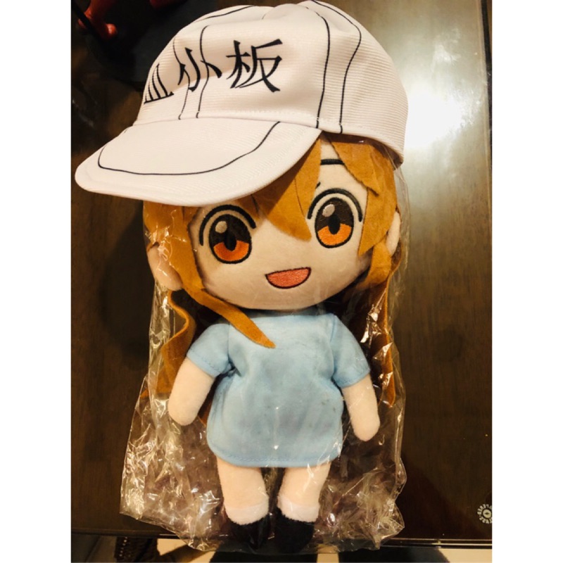 血小板 工作細胞 娃娃 布偶 白血球 人偶 公仔 全新 帽子可拆 可脫帽