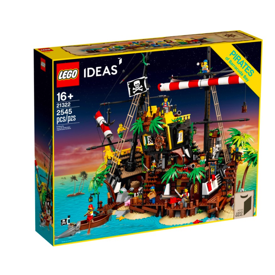 『現貨』LEGO 21322      Ideas-梭魚灣海盜   盒組   【蛋樂寶】
