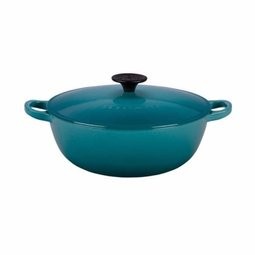 &lt;愛煮洋行&gt;Le Creuset 22公分 Marmite 媽咪鍋(加藍)