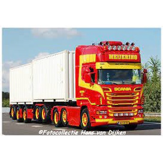 1/50 貨櫃車 拖車 TEKNO 9893Bb SCANIA R620 Meijering 20呎貨櫃ⅹ2 全新現貨