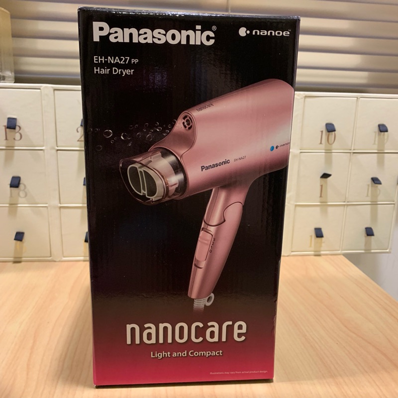 Panasonic EH-NA27 國際牌奈米水離子吹風機（粉）（全新）