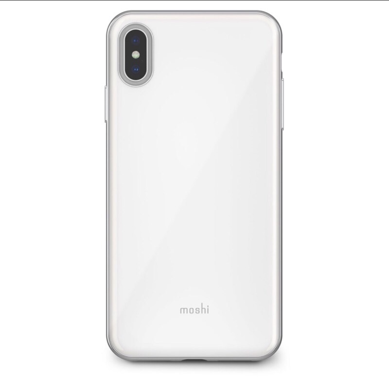 Moshi iGlaze For XR 超薄時尚保護背殼 白色/黑色