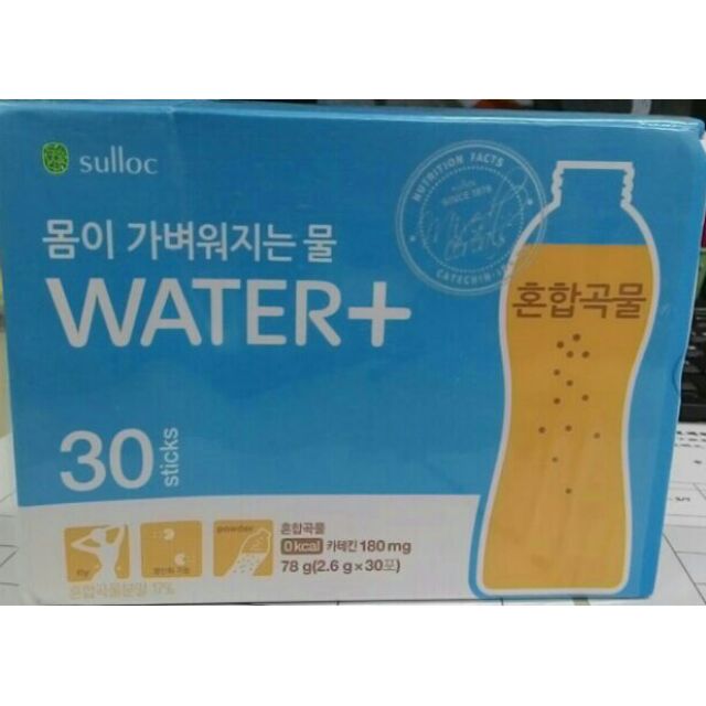 正韓國o'sulloc water+麥茶口味30入(贈送西柚口味1包)
