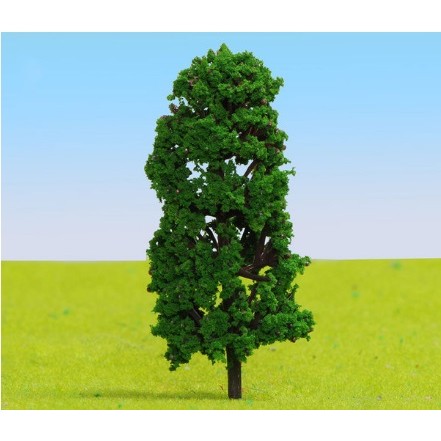 【微景小舖】塔型樹(單入) DIY沙盤建築模型製作材料 景觀模型樹 塑膠塔形樹  綠色成品樹 景觀盆栽擺件 綠設計